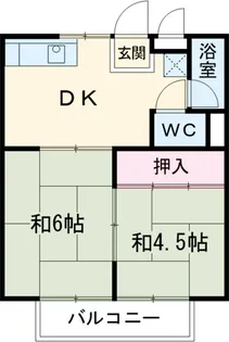 イヤーコート上豊田 A【1階】の間取り