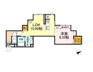 ヴィヴィアン【2階】の間取り