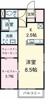 ディアコート【2階】の間取り