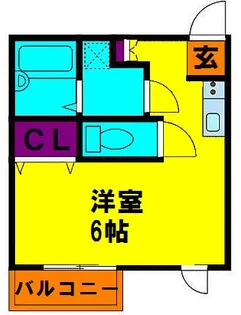 セレーノ新田【1階】の間取り