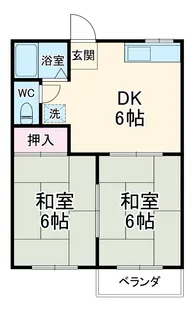 コーポ別名【2階】の間取り