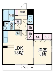 ラヴィーヌ【3階】の間取り