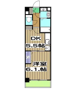 レジデンス西京極【3階】の間取り
