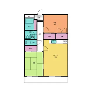 クレスト篠木【3階】の間取り