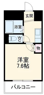 メゾン・マ・シャンブル【2階】の間取り