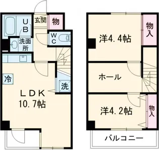 ピアレジアオヤマⅤ【3階】の間取り
