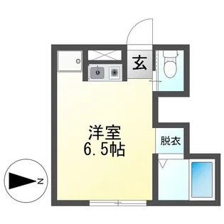モンパオ21【B-16号室】の間取り