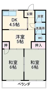 コーポマウンテンⅡ【2階】の間取り