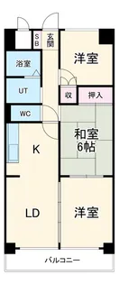 リバティビルディング【4階】の間取り