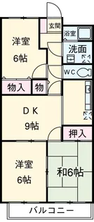 シモーヌヴィーユA棟【2階】の間取り