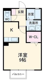 セジュール松ヶ枝【1階】の間取り