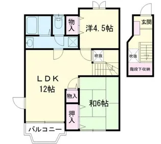 フィールドドリーム弐番館【2階】の間取り