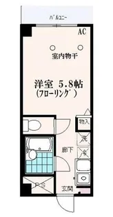 Eightyeightタチカワ【5階】の間取り