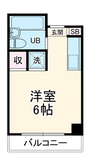 丸英行徳コーポ【3階】の間取り