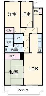 エルムコート【506号室】の間取り