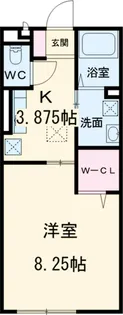 サンウィング B棟【1階】の間取り