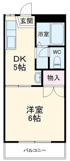 L・NISHIKI【108号室】の間取り