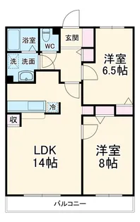ヴィラ・サンパティークⅡ【5階】の間取り