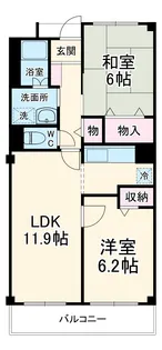 ラ・プランタン【2階】の間取り