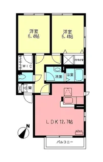 グランドールⅠ【2階】の間取り