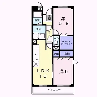 ツナトリ マンション【3階】の間取り