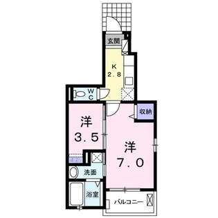 アークレイズ【1階】の間取り