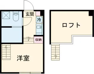 Adobe Edogawa【1階】の間取り