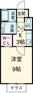 寄京南ハイツ【2階】の間取り