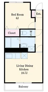 スカイスクエア【1階】の間取り