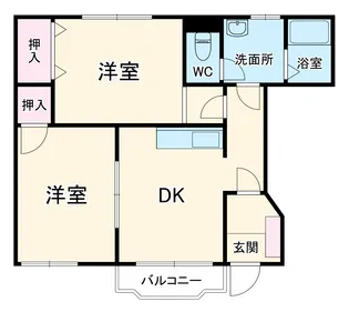 サンパティーク【1階】の間取り
