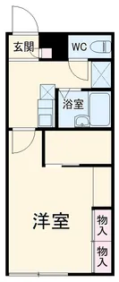 レオパレスアバンティ【106号室】の間取り