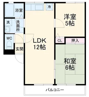 レトアール【101号室】の間取り