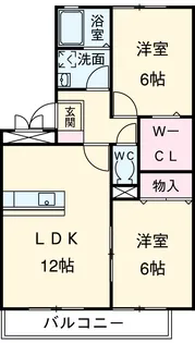 リヴィエール【2階】の間取り