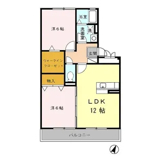 リヴィエール【302号室】の間取り