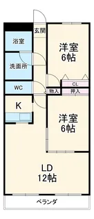 フォーサイト南鶉【1階】の間取り