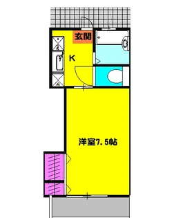 フォレスト【202号室】の間取り