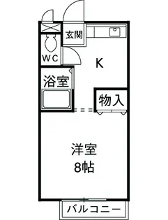 サンライズ21【2階】の間取り