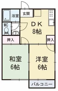 メゾン今【101号室】の間取り