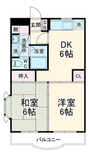 ポポラーレ壱番館【3階】の間取り