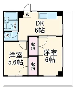 アメニティ東町【4階】の間取り