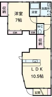 エビーバ【1階】の間取り