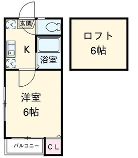アーバンプラザ名古屋【2階】の間取り