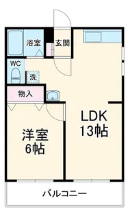 メモリーあかつき【301号室】の間取り