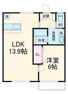 YTコーポ【2階】の間取り