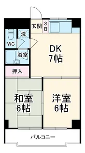 アミニティ栄【3階】の間取り