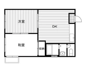 コーポサンライト【2階】の間取り