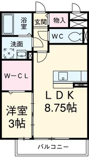 カトル セゾン / セレッソ カトル セゾン【305号室】の間取り