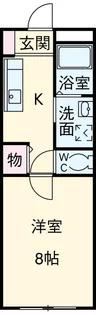 コーポラスウィング【103号室】の間取り