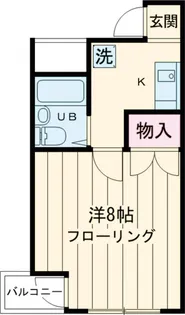 ルミエール飛鳥【1階】の間取り