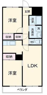 天神山マンションI号館【806号室】の間取り